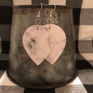 Small Marble Earrings $12